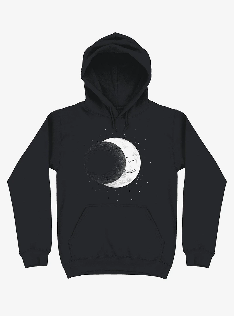 Slide Moon Space Show Black Hoodie