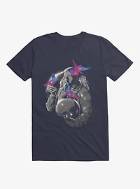 Astronaut A Touch Of Whimsy Navy Blue T-Shirt