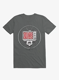 Bad Connection Trance T.V. Charcoal Grey T-Shirt