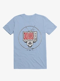 Bad Connection Trance T.V. Light Blue T-Shirt
