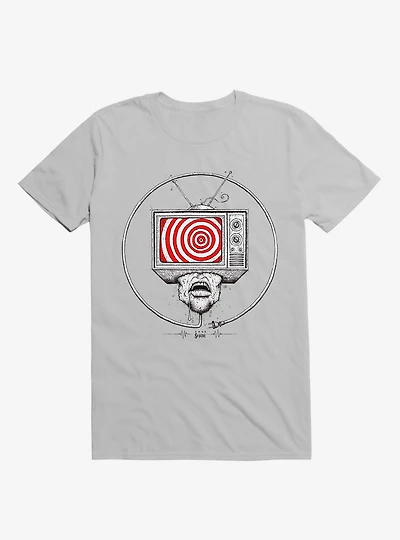 Bad Connection Trance T.V. Ice Grey T-Shirt