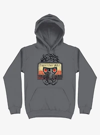 Awesome 80's Mixtape Charcoal Grey Hoodie