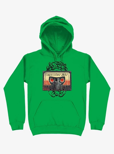 Awesome 80's Mixtape Kelly Green Hoodie