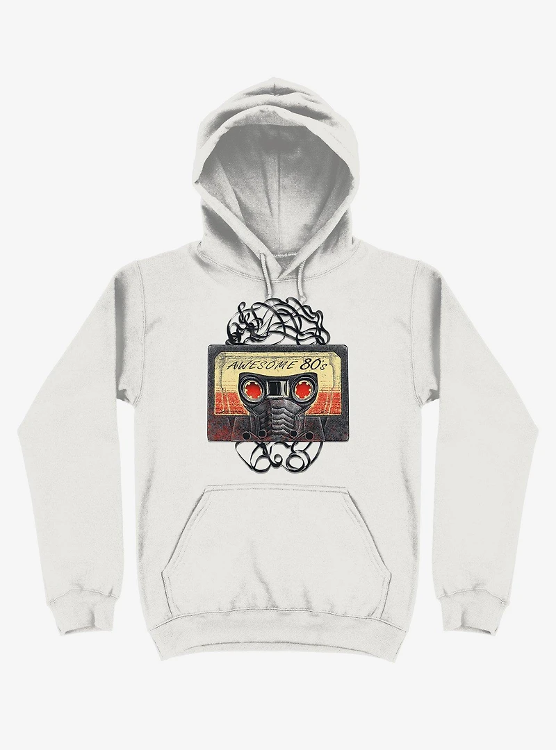 Awesome 80's Mixtape White Hoodie