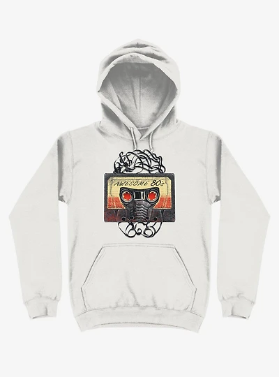 Awesome 80's Mixtape White Hoodie