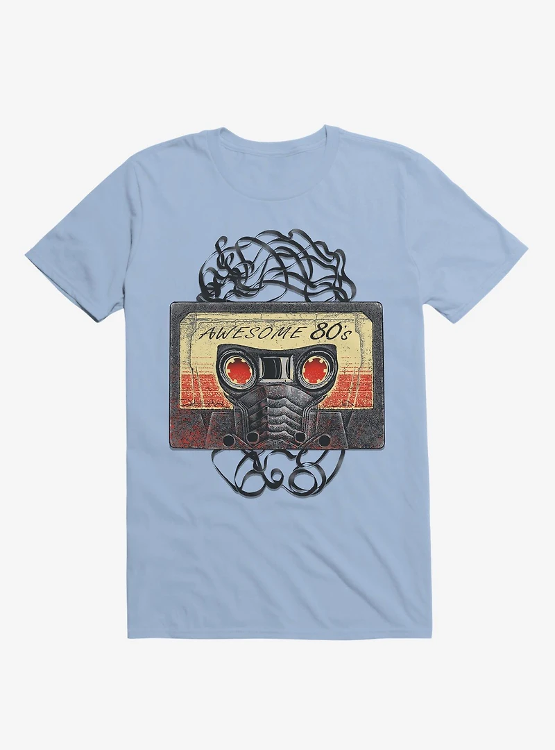 Awesome 80's Mixtape Light Blue T-Shirt