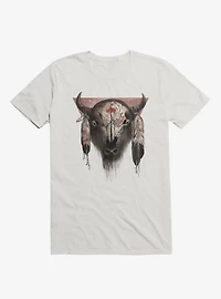 Tatanka Bison Head White T-Shirt