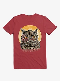 Zombie Blood Owl Red T-Shirt