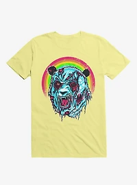Zombie Blood Rainbow Panda Corn Silk Yellow T-Shirt