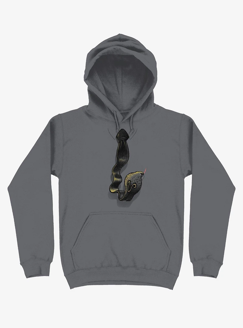 Cobra Tie Charcoal Grey Hoodie