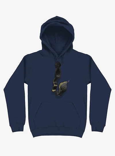 Cobra Tie Navy Blue Hoodie