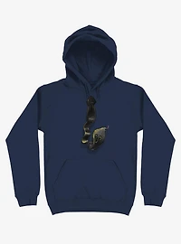 Cobra Tie Navy Blue Hoodie