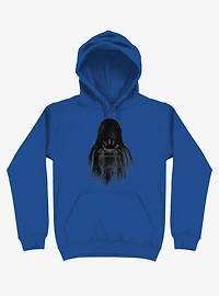 Long Horror Haunted House Hair Royal Blue Hoodie