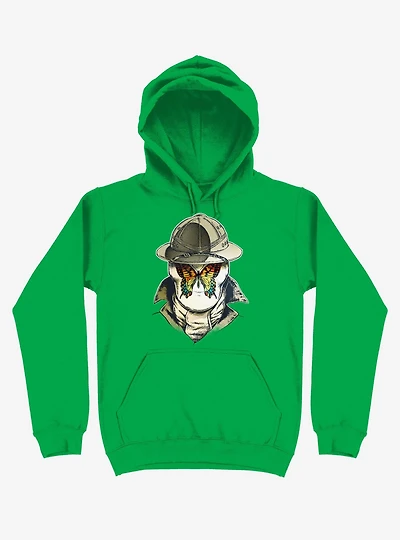 Rorschach Butterfly - 5G Irish Green Hoodie