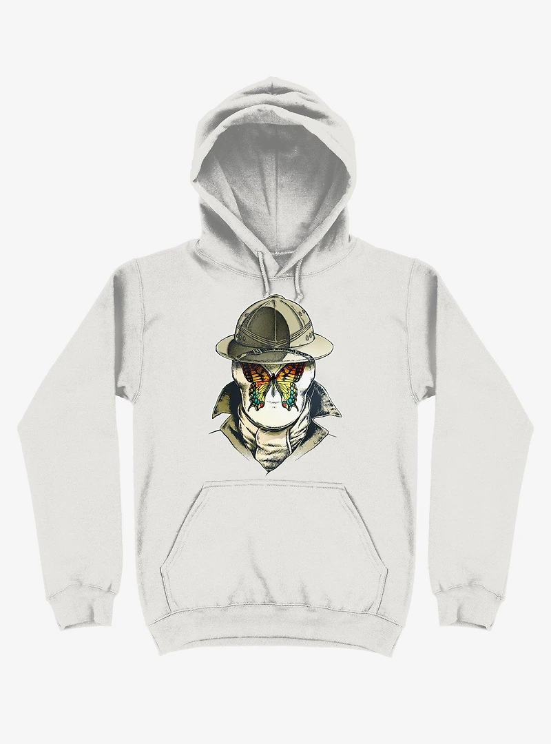 Rorschach Butterfly - 5G White Hoodie