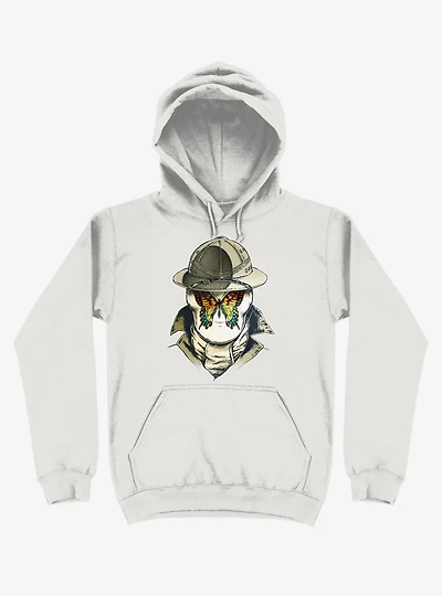 Rorschach Butterfly - 5G White Hoodie