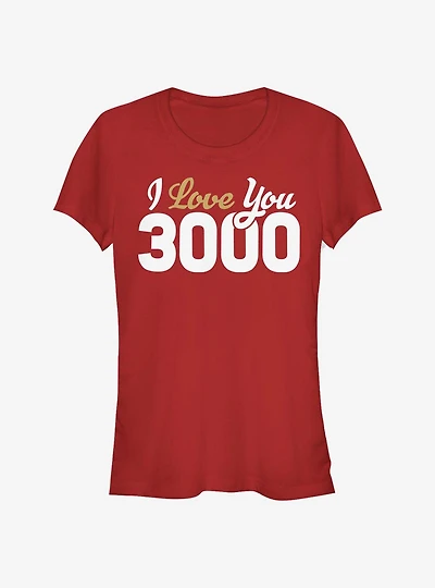 Marvel Avengers I Love You 3000 Loves Girls T-Shirt