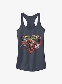 Marvel Avengers Avenger Heart Girls Tank