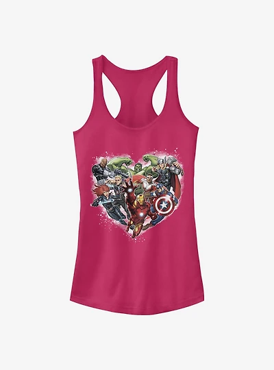 Marvel Avengers Avenger Heart Girls Tank