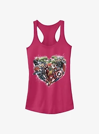 Marvel Avengers Avenger Heart Girls Tank