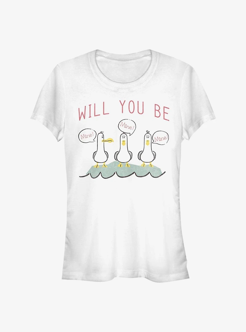 Disney Pixar Finding Nemo Will You Be Mine Girls T-Shirt