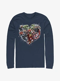 Marvel Avengers Avenger Heart Long-Sleeve T-Shirt