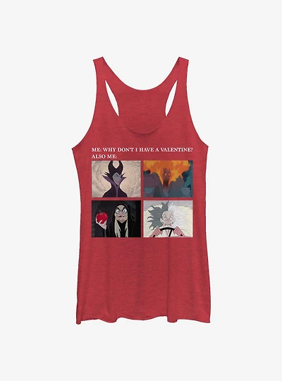 Disney Villains Valentine Meme Girls Tank