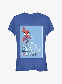 Marvel Spider-Man Stick Together Girls T-Shirt