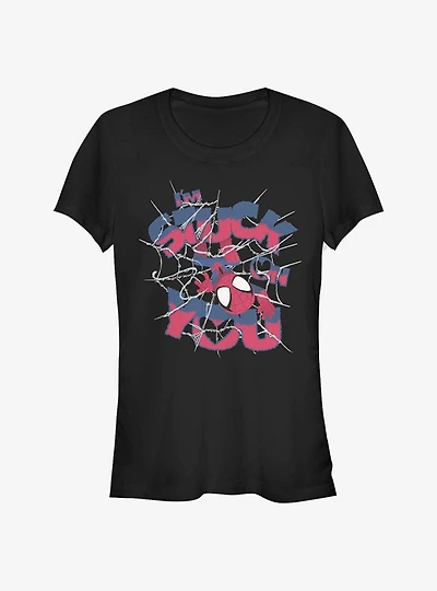 Marvel Spider-Man Stuck On You Girls T-Shirt