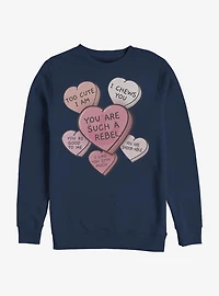 Star Wars Candy Hearts Crew Sweatshirt