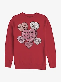 Star Wars Candy Hearts Crew Sweatshirt