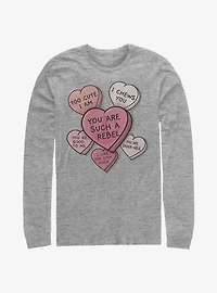 Star Wars Candy Hearts Long-Sleeve T-Shirt