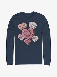 Star Wars Candy Hearts Long-Sleeve T-Shirt