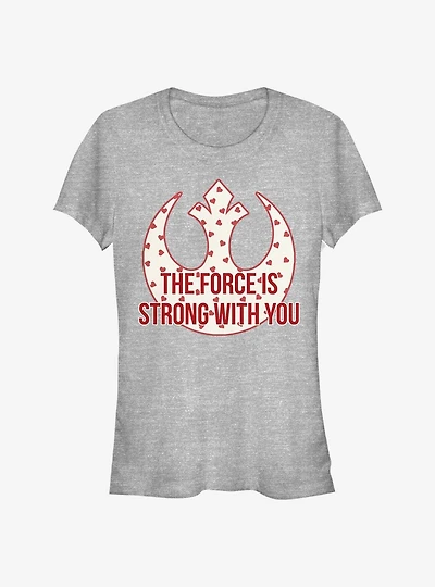Star Wars Strong Heart Force Girls T-Shirt