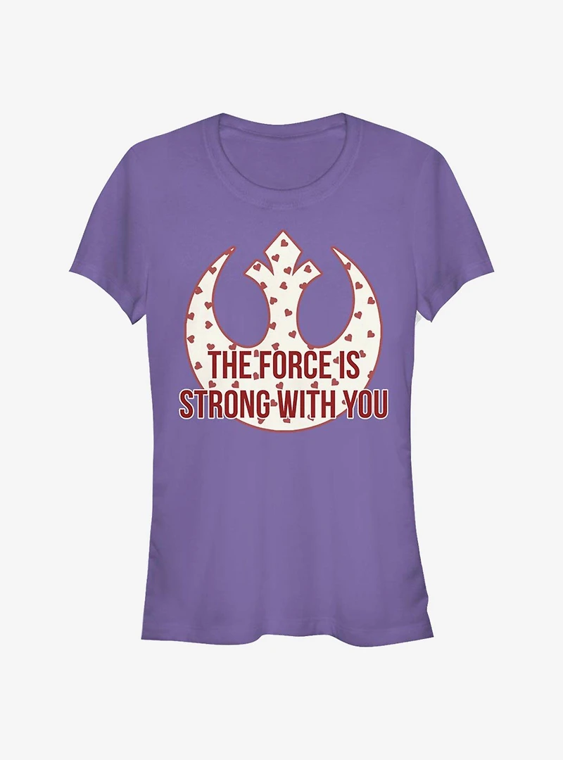 Star Wars Strong Heart Force Girls T-Shirt