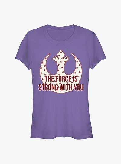 Star Wars Strong Heart Force Girls T-Shirt