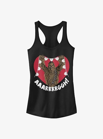 Star Wars Chewie Crafting Hearts Girls Tank
