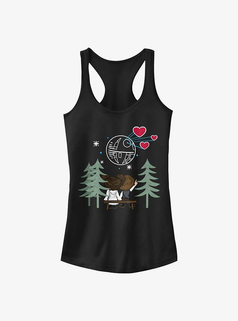 Star Wars Valentine Han And Leia Girls Tank