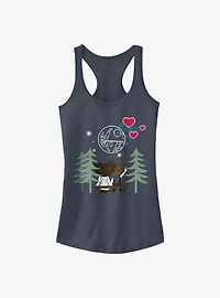 Star Wars Valentine Han And Leia Girls Tank