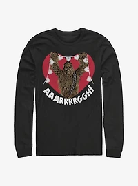 Star Wars Chewie Crafting Hearts Long-Sleeve T-Shirt