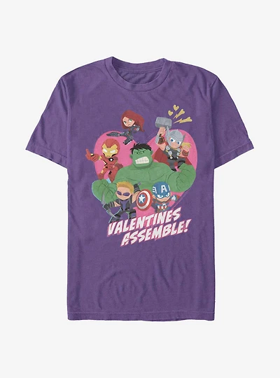 Marvel Avengers Valentines Assemble T-Shirt