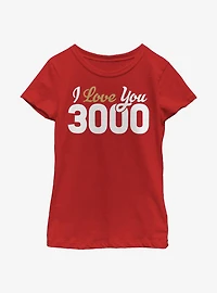 Marvel Avengers Love You 3000 Youth Girls T-Shirt