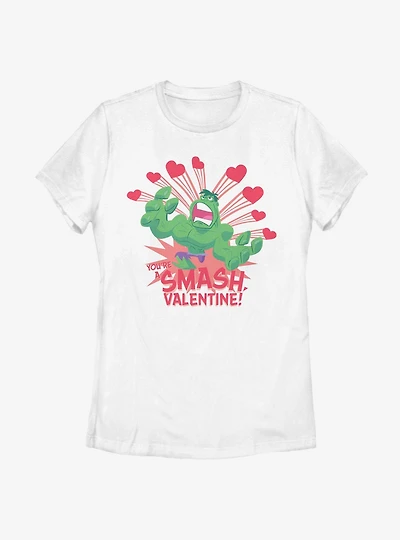 Marvel Hulk Valentine Womens T-Shirt