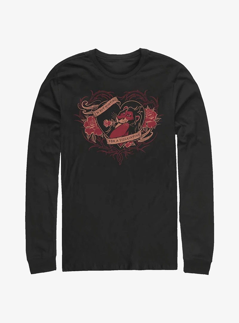 Disney The Lion King Hunting For Valentines Long-Sleeve T-Shirt