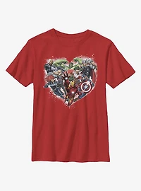 Marvel Avengers Avenger Heart Youth T-Shirt