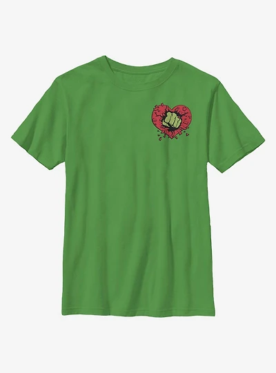 Marvel Hulk Smash Heart Youth T-Shirt