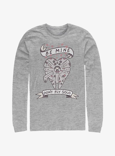 Star Wars Be Mine Falcon Long-Sleeve T-Shirt