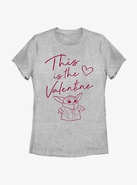 Star Wars The Mandalorian Child This Valentine Womens T-Shirt