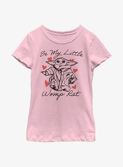 Star Wars The Mandalorian Child Be My Womp Rat Youth Girls T-Shirt