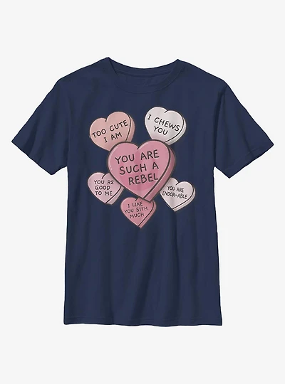 Star Wars Candy Hearts Youth T-Shirt